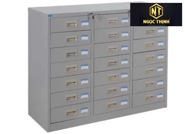 Tủ sắt sơn tĩnh điện gồm 3 khoang TU118-21D